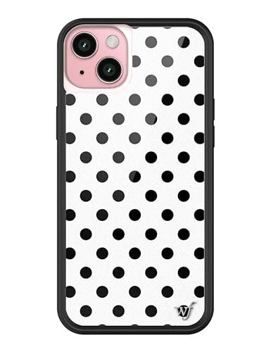 Wildflower Schutzhüllen – kompatibel mit Apple iPhone 15 Plus, schwarzer Stoßfänger, 122 cm Falltest-zertifiziert, Kleinunternehmen in Frauenbesitz, gepunktet, Weiß und Schwarz, Punkte, ästhetisch Wildflower Schutzhüllen – kompatibel mit Apple iPhone 15 Plus, schwarzer Stoßfänger, 122 cm Falltest-zertifiziert, Kleinunternehmen in Frauenbesitz, gepunktet, Weiß und Schwarz, Punkte, ästhetisch von Wildflower