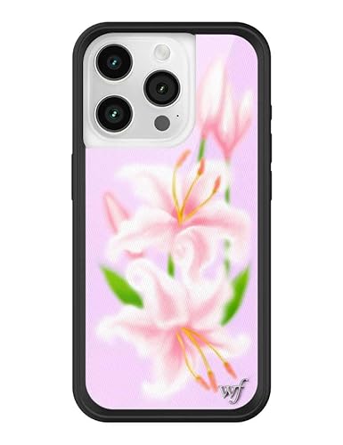 Wildflower Schutzhüllen – kompatibel mit Apple iPhone 15 Pro, schützender schwarzer Stoßfänger, 122 cm Falltest-zertifiziert, für kleine Unternehmen in Frauenbesitz, Sweet Lily, Blumen-Natur, Rosa Wildflower Schutzhüllen – kompatibel mit Apple iPhone 15 Pro, schützender schwarzer Stoßfänger, 122 cm Falltest-zertifiziert, für kleine Unternehmen in Frauenbesitz, Sweet Lily, Blumen-Natur, Rosa von Wildflower