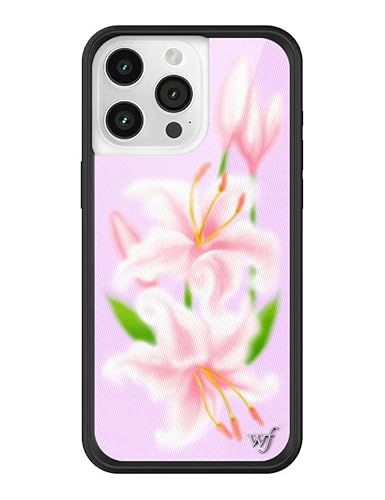 Wildflower Schutzhüllen – kompatibel mit Apple iPhone 15 Pro Max, schützender schwarzer Stoßfänger, 122 cm Falltest-zertifiziert, Kleinunternehmen in Frauenbesitz, Sweet Lily – Blumenmuster, Rosa Wildflower Schutzhüllen – kompatibel mit Apple iPhone 15 Pro Max, schützender schwarzer Stoßfänger, 122 cm Falltest-zertifiziert, Kleinunternehmen in Frauenbesitz, Sweet Lily – Blumenmuster, Rosa von Wildflower