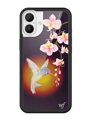 Wildflower Schutzhüllen – kompatibel mit Apple iPhone 16 Plus, schützender schwarzer Stoßfänger, 122 cm Falltest-zertifiziert, Kleinunternehmen in Frauenbesitz, Kolibri – Vogel, Natur, Rosa Wildflower Schutzhüllen – kompatibel mit Apple iPhone 16 Plus, schützender schwarzer Stoßfänger, 122 cm Falltest-zertifiziert, Kleinunternehmen in Frauenbesitz, Kolibri – Vogel, Natur, Rosa von Wildflower