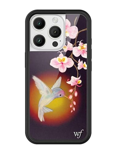 Wildflower Schutzhüllen – kompatibel mit Apple iPhone 16 Pro, schützender schwarzer Stoßfänger, 122 cm Falltest-zertifiziert, für kleine Unternehmen, Kolibri – Vogel, Natur, Rosa, Blumenmuster Wildflower Schutzhüllen – kompatibel mit Apple iPhone 16 Pro, schützender schwarzer Stoßfänger, 122 cm Falltest-zertifiziert, für kleine Unternehmen, Kolibri – Vogel, Natur, Rosa, Blumenmuster von Wildflower