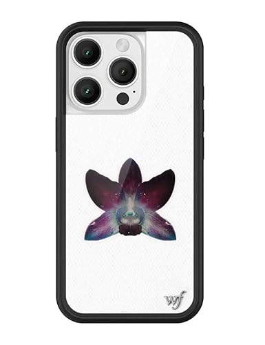 Wildflower Schutzhüllen – kompatibel mit Apple iPhone 16 Pro, schützender schwarzer Stoßfänger, 122 cm Falltest-zertifiziert, für kleine Unternehmen in Frauenbesitz, weiße Orchidee, violette Blume Wildflower Schutzhüllen – kompatibel mit Apple iPhone 16 Pro, schützender schwarzer Stoßfänger, 122 cm Falltest-zertifiziert, für kleine Unternehmen in Frauenbesitz, weiße Orchidee, violette Blume von Wildflower