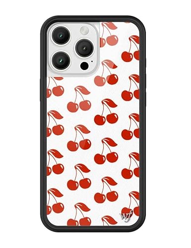 Wildflower Schutzhüllen – kompatibel mit Apple iPhone 16 Pro Max, schützender schwarzer Stoßfänger, 122 cm Falltest-zertifiziert, für kleine Unternehmen in Frauenbesitz, amerikanische Kirschen Wildflower Schutzhüllen – kompatibel mit Apple iPhone 16 Pro Max, schützender schwarzer Stoßfänger, 122 cm Falltest-zertifiziert, für kleine Unternehmen in Frauenbesitz, amerikanische Kirschen von Wildflower