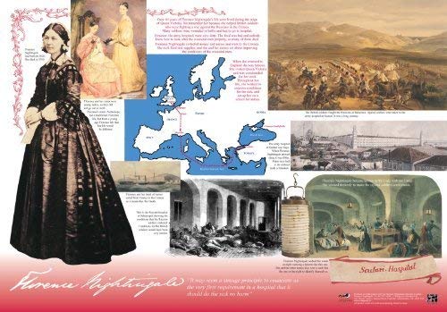 wildgoose Bildung wg7325 Florence Nightingale Poster, 100 cm x 70 cm von Wildgoose Education