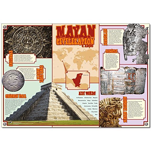 wildgoose Bildung wg7341 Maya-Zivilisation Poster, 59 cm x 84 cm von Wildgoose Education