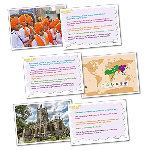 wildgoose Bildung wg8231 Thinking... R.E Welt Religion Karte (20 Stück) von Wildgoose Education