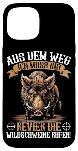 Aus Dem Weg Ich Muss Ins Revier Die Wildschweine Rufen Jäger Hülle für iPhone 15 Aus Dem Weg Ich Muss Ins Revier Die Wildschweine Rufen Jäger Hülle für iPhone 15 von Wildschwein Schwarzwildjäger Wildschweinjagd