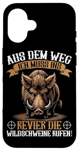 Aus Dem Weg Ich Muss Ins Revier Die Wildschweine Rufen Jäger Hülle für iPhone 16 Aus Dem Weg Ich Muss Ins Revier Die Wildschweine Rufen Jäger Hülle für iPhone 16 von Wildschwein Schwarzwildjäger Wildschweinjagd