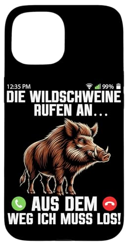 Die Wildschweine Rufen An Aus Dem Weg Ich Muss Los Jäger Hülle für iPhone 15 Die Wildschweine Rufen An Aus Dem Weg Ich Muss Los Jäger Hülle für iPhone 15 von Wildschwein Schwarzwildjäger Wildschweinjagd