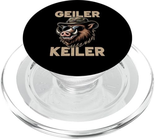 Geiler Keiler Wildschwein Jäger Jagd Wald Wildschweinjäger PopSockets PopGrip für MagSafe Geiler Keiler Wildschwein Jäger Jagd Wald Wildschweinjäger PopSockets PopGrip für MagSafe von Wildschwein Schwarzwildjäger Wildschweinjagd