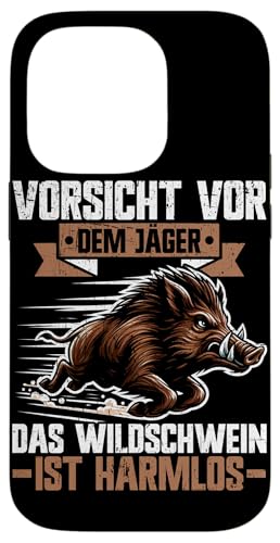 Vorsicht Vor Dem Jäger Das Wildschwein Ist Harmlos Jäger Hülle für iPhone 14 Pro Vorsicht Vor Dem Jäger Das Wildschwein Ist Harmlos Jäger Hülle für iPhone 14 Pro von Wildschwein Schwarzwildjäger Wildschweinjagd