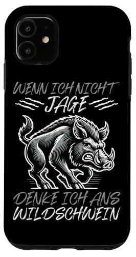 Wenn Ich Nicht Jage Denke Ich Ans Wildschwein Jäger Wald Hülle für iPhone 11 Wenn Ich Nicht Jage Denke Ich Ans Wildschwein Jäger Wald Hülle für iPhone 11 von Wildschwein Schwarzwildjäger Wildschweinjagd