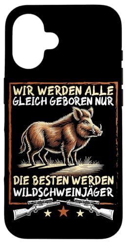 Wildschwein Jäger Jagd Wald Wildschweinjäger Jagdsaison Hülle für iPhone 16 Wildschwein Jäger Jagd Wald Wildschweinjäger Jagdsaison Hülle für iPhone 16 von Wildschwein Schwarzwildjäger Wildschweinjagd