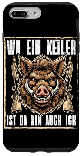 Wo Ein Keiler Ist Da Bin Ich Auch Ich Wildschwein Jäger Hülle für iPhone 7 Plus/8 Plus Wo Ein Keiler Ist Da Bin Ich Auch Ich Wildschwein Jäger Hülle für iPhone 7 Plus/8 Plus von Wildschwein Schwarzwildjäger Wildschweinjagd