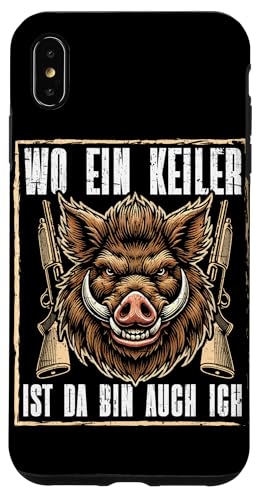 Wo Ein Keiler Ist Da Bin Ich Auch Ich Wildschwein Jäger Hülle für iPhone XS Max Wo Ein Keiler Ist Da Bin Ich Auch Ich Wildschwein Jäger Hülle für iPhone XS Max von Wildschwein Schwarzwildjäger Wildschweinjagd