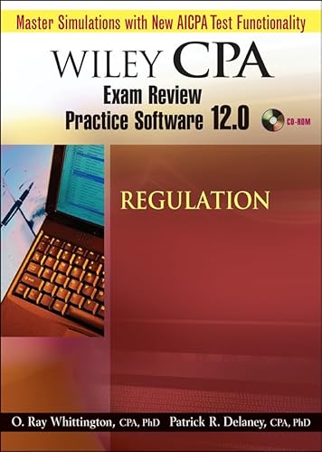 Wiley CPA Examination Review Practice Software 12.0 Regulation,CD-ROM von Wiley