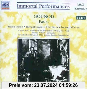 Gounod: Faust (Gesamtaufnahme) (Live) (Aufnahme 06.04.1940) von Wilfrid Pelletier