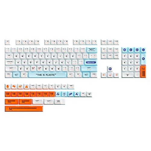 135 Tastenkappen PBT Dye-Sublimated Keycap Mechanische Tastatur XDA Profil Tastenkappe für 61/68/75/84/87/89/96/98/100/104/108 135 Tastenkappe von Wilgure
