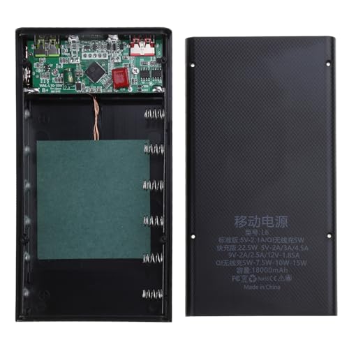 6x18650 Power Bank Shells Außenhülle Mobile Power Case DIY Schalen Aufbewahrungsbox Wireless Charging/Schnellladung Version Batteriehalter Schalen 6x18650 Power Bank Shells Außenhülle Mobile Power Case DIY Schalen Aufbewahrungsbox Wireless Charging/Schnellladung Version Batteriehalter Schalen von Wilgure