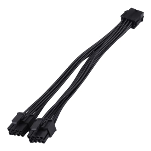 GPU PCIe 8Pin Buchse Auf 2X 8Pin (6+2) Stecker PCIExpress Grafikkarte Netzteil 8P PCIE Verlängerung Splitterkabel GPU PCIe 8Pin Buchse Auf 2X 8Pin (6+2) Stecker PCIExpress Grafikkarte Netzteil 8P von Wilgure