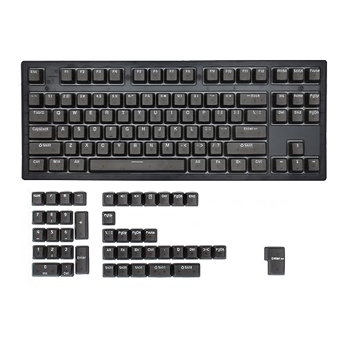 Tastenkappen-Set mit Doppelschuss-Prozess, OEM-Profil, personalisiert für mechanische Tastatur, transparente Tastenkappen, mechanische Tastatur-Tastenkappen, Spieltastenkappen, DIY-Tastenkappen, von Wilgure