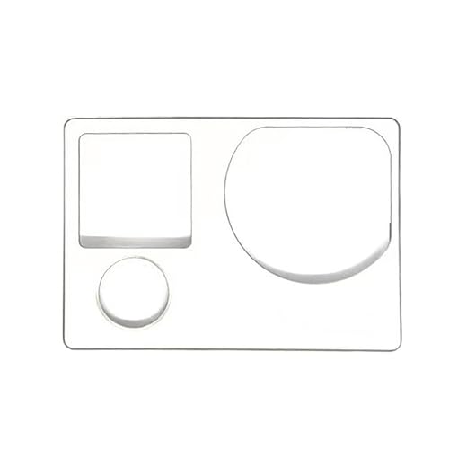 Vorderabdeckungsabdeckungen Frontgehäuse Austausch Für 4 Kameraherahme Frame Rahmengehäuse Easy Installation Reparaturzubehör von Wilgure