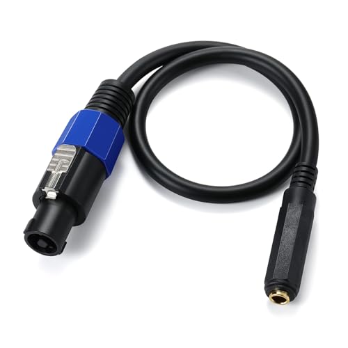 Wilgure 6 35 Mm 1/4 Zoll Buchse Auf Speakon Stecker Lautsprecherkabel Verstärker Verbindung Robuster Drehverschluss Wilgure 6 35 Mm 1/4 Zoll Buchse Auf Speakon Stecker Lautsprecherkabel Verstärker Verbindung Robuster Drehverschluss von Wilgure