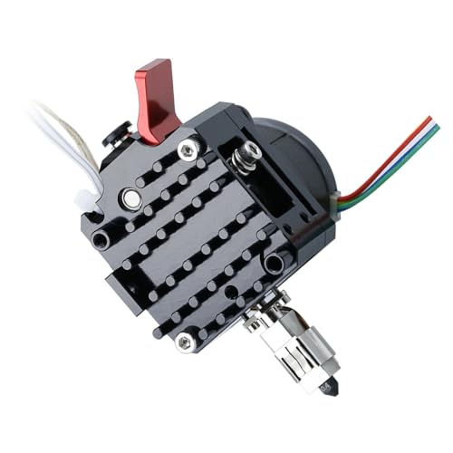 Wilgure Ganzmetall M6-Extruder Kit Mit Motor Für Ender3 CR10 Direktantrieb Verbessertes Extrusionsgetriebe Kit Für 3D Druck Gehärtete Und Vernickelte Zahnräder von Wilgure