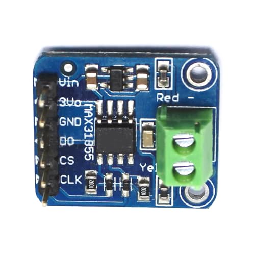 Wilgure K Typ Thermoelementmodul MAX31855 SPI Digital Direct Readable Temperature 1350 Grad Hochtemperatur K Typ Thermoelementmodul MAX31855 Wilgure K Typ Thermoelementmodul MAX31855 SPI Digital Direct Readable Temperature 1350 Grad Hochtemperatur K Typ Thermoelementmodul MAX31855 von Wilgure