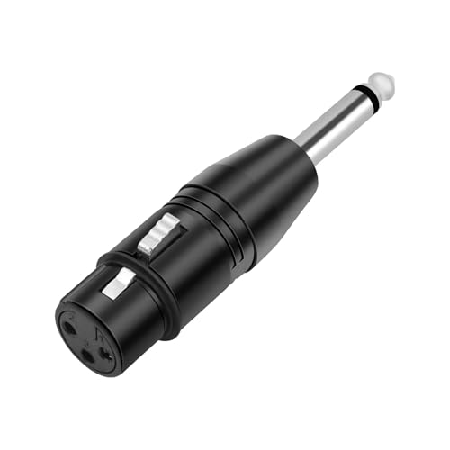 Wilgure Schallkabelkonverter Mit 3 Pin Frauen Bis 6 35 Mm Männlicher Adapter Für Die Schallübertragung Wilgure Schallkabelkonverter Mit 3 Pin Frauen Bis 6 35 Mm Männlicher Adapter Für Die Schallübertragung von Wilgure