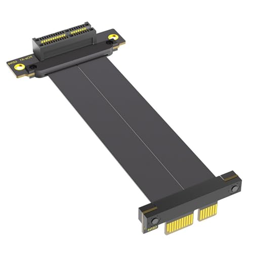 Wilgure Schnelle Geschwindigkeit PCIE4.0 1X 90-Grad Verlängerungskabel 10 cm Für Desktop Adapter. Verwenden Sie Schnelle Geschwindigkeit von Wilgure