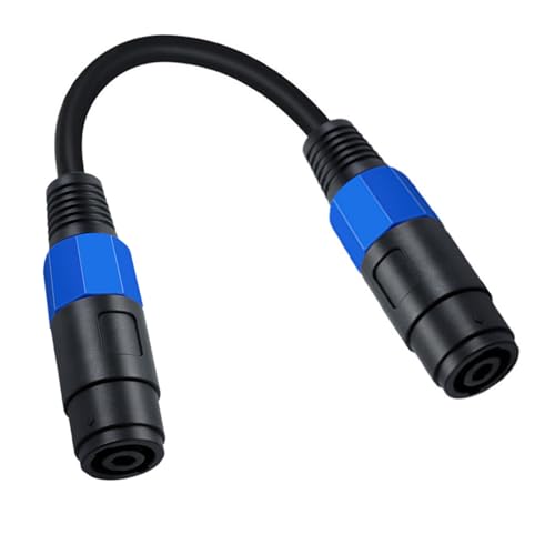 Wilgure Speakon Buchse Auf Speakon Buchse Professionelles 18-AWG Audiokabel DJ Lautsprecherkabel Mit Drehverschluss Wilgure Speakon Buchse Auf Speakon Buchse Professionelles 18-AWG Audiokabel DJ Lautsprecherkabel Mit Drehverschluss von Wilgure