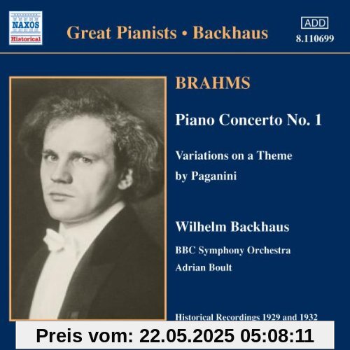 Klavierkonzert Nr. 1/Variation Klavierkonzert Nr. 1/Variation von Wilhelm Backhaus