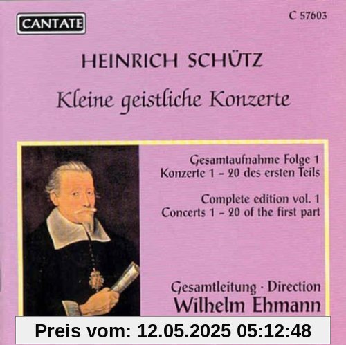 Kleine geistliche Konzerte SWV 282-301 Kleine geistliche Konzerte SWV 282-301 von Wilhelm Ehmann