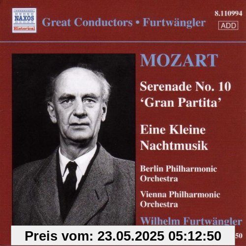 Gran Partita/Eine Kleine Nacht von Wilhelm Furtwängler