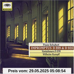 FRANZ SCHUBERT: Impromptus D 899 & D 935 / Variationen D 576 von Wilhelm Kempff