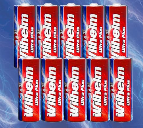 10 x A23 12V Wilhelm Alkaline Batterien MN21 V23GA 23A L1028 12 Volt 55 mAh von Wilhelm