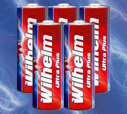5 x A23 12V Wilhelm Alkaline Batterien MN21 V23GA 23A L1028 12 Volt 55 mAh von Wilhelm