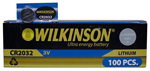 RMS CR2032 Lithium-Batterie, Zubehör und Ersatzteile, Unisex, Erwachsene, Mehrfarbig von Wilkinson Sword