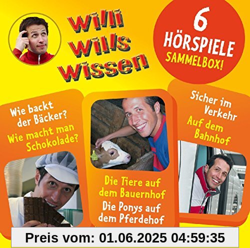 (1)Sammelbox mit 6 Hörspielen von Willi Wills Wissen