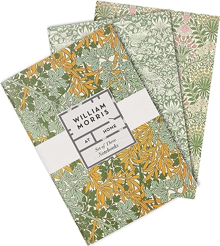 WILLIAM MORRIS AT HOME Useful & Beautiful FG6851 Notizbücher, A5, Grün, 3 Stück WILLIAM MORRIS AT HOME Useful & Beautiful FG6851 Notizbücher, A5, Grün, 3 Stück von William Morris