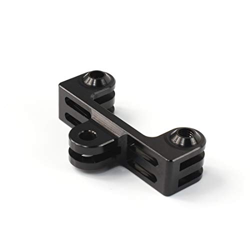 Aluminium Dual Twin Mount Adapter für GoPro Hero 12/11/10/9/8/7/6/5 Schwarz, DJI Osmo Action Kameras Aluminium Dual Twin Mount Adapter für GoPro Hero 12/11/10/9/8/7/6/5 Schwarz, DJI Osmo Action Kameras von Williamcr