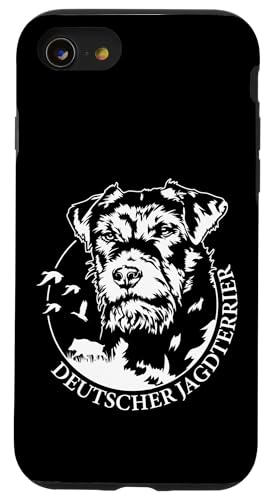 Deutscher Jagdterrier Portrait Hund Jäger Jagdhunde Hunde Hülle für iPhone SE (2020) / 7 / 8 von Wilsigns Deutscher Jagdterrier Designs