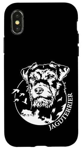 Deutscher Jagdterrier Portrait Hund Jäger Jagdhunde Hunde Hülle für iPhone X/XS Deutscher Jagdterrier Portrait Hund Jäger Jagdhunde Hunde Hülle für iPhone X/XS von Wilsigns Deutscher Jagdterrier Designs