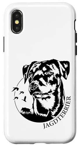 Deutscher Jagdterrier Portrait Hund Jäger Jagdhunde Hunde Hülle für iPhone X/XS Deutscher Jagdterrier Portrait Hund Jäger Jagdhunde Hunde Hülle für iPhone X/XS von Wilsigns Deutscher Jagdterrier Designs