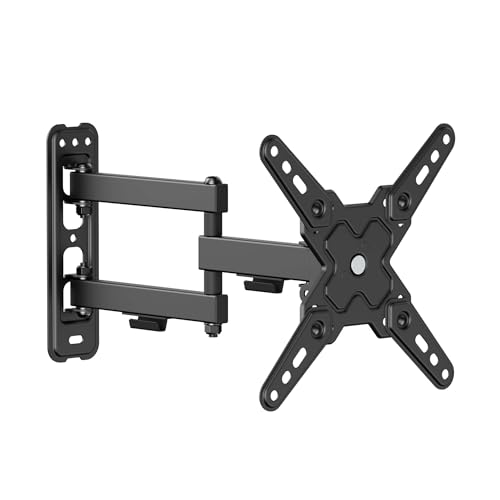 Wiltec TV Halterung 13"–43", TV Wandhalterung schwenkbar bis 20 kg, platzsparende Fernsehhalterung, Fernseher Wandbefestigung einfache Installation Wiltec TV Halterung 13"–43", TV Wandhalterung schwenkbar bis 20 kg, platzsparende Fernsehhalterung, Fernseher Wandbefestigung einfache Installation von Wiltec