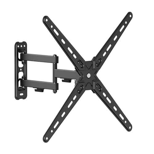 Wiltec TV Halterung 13"–55", TV Wandhalterung schwenkbar bis 25 kg, platzsparende Fernsehhalterung, Fernseher Wandbefestigung einfache Installation von Wiltec