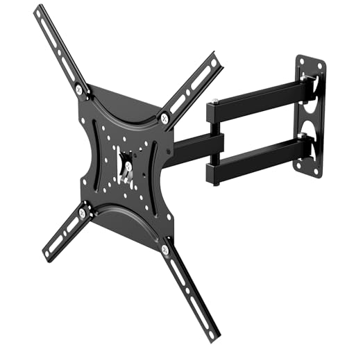 WinGluge TV Wandhalterung, Fernseher Halterung Schwenkbar, Fernsehhalterung Wand Monitor, Schwenkbare Neigbare TV Halterung mit Sicherheitsschrauben für 14-42 Zoll Flach Curved Fernseher oder Monitor WinGluge TV Wandhalterung, Fernseher Halterung Schwenkbar, Fernsehhalterung Wand Monitor, Schwenkbare Neigbare TV Halterung mit Sicherheitsschrauben für 14-42 Zoll Flach Curved Fernseher oder Monitor von WinGluge