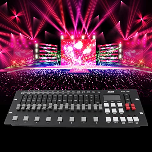 WindWilder DMX Controll Lichtmischpult | 256CH DMX Konsole | LED-Anzeige Dmx 512 Controller Lichtpult | DJ Dmx Pult Dmx Steuerung für Moving Head Licht Sprühlampe Machine (15W, 12 Speicherprogramm) von WindWilder
