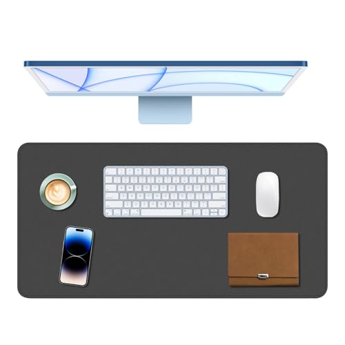 Mauspad - Großes Gaming Mauspad - Rutschfestes Mauspad, Wasserdicht und Langlebig, Perfekt für Büro und Gaming (80x40cm) (Schwarz) von Windfromort